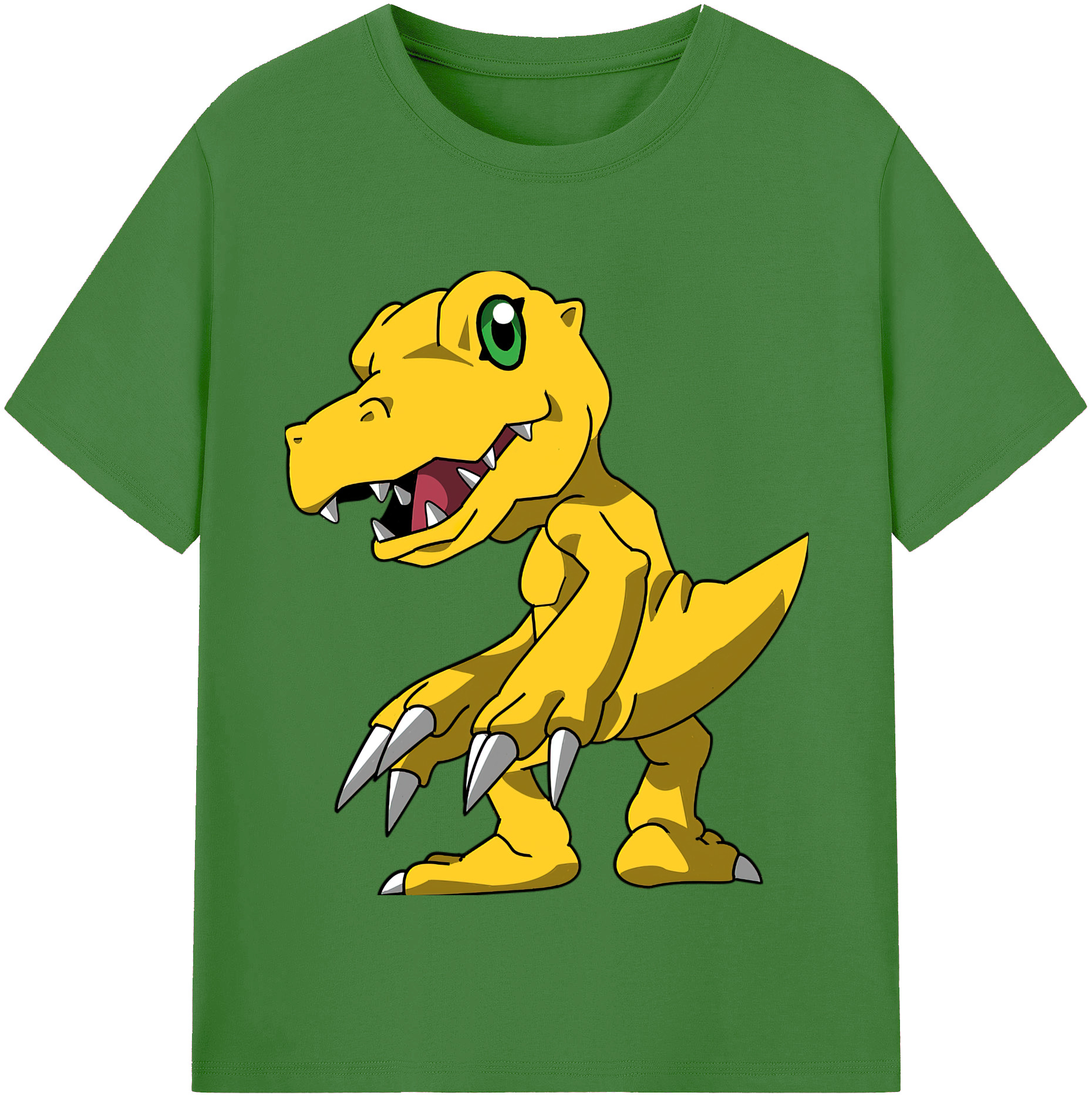 （画像用） Digimon デジタルモンスター/デジモン レディースカジュアルプリントTシャツ（綿100％）